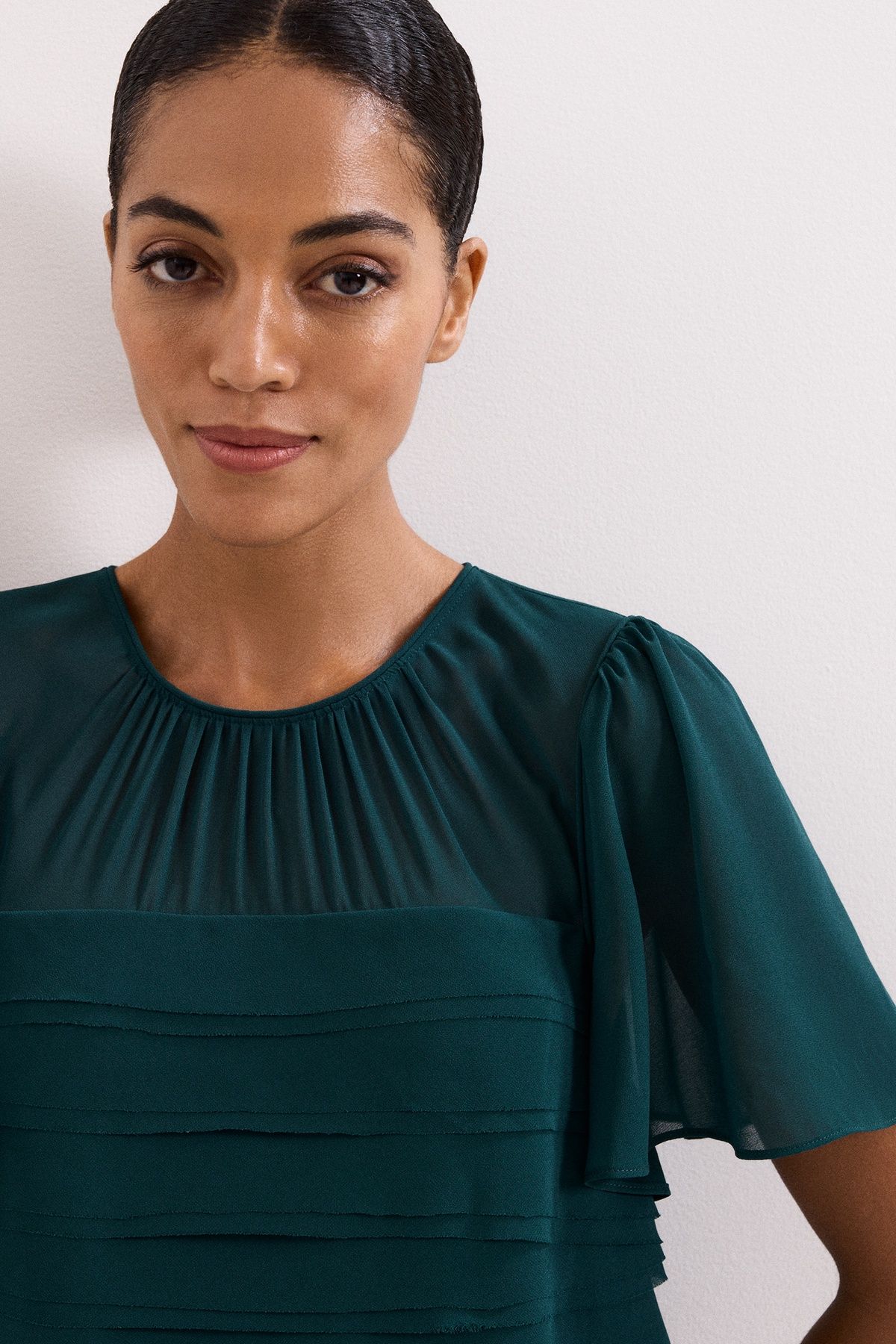 Phase Eight Women's Fallon Layered Dress in Tea