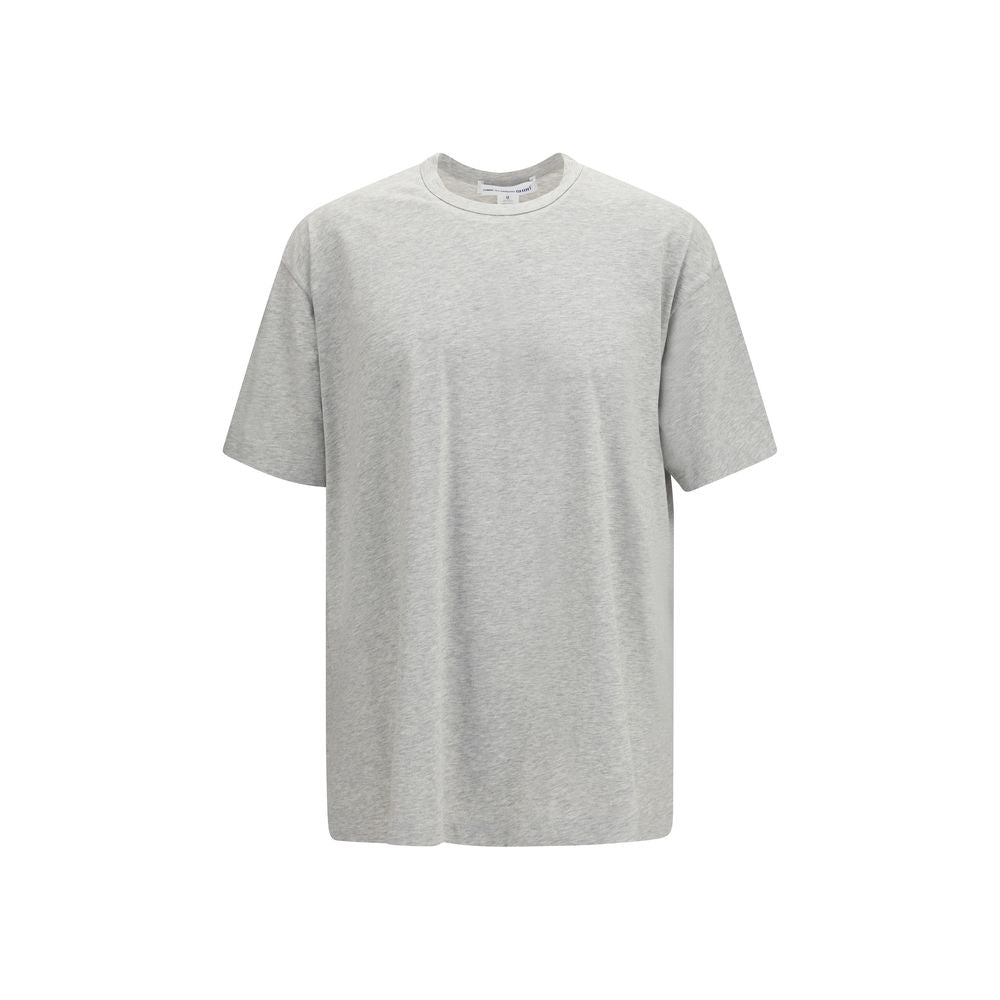 Oversized Cotton Crewneck T-Shirt — Gray