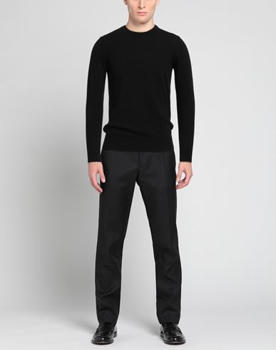 Man Sweater Black Size L Wool, Polyamide