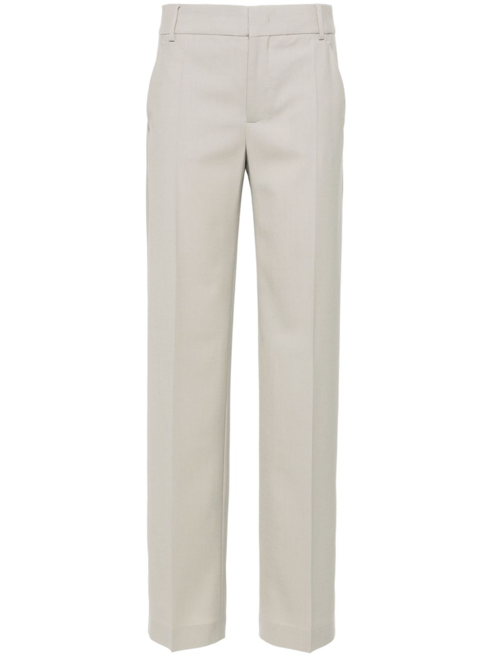Pressed-crease trousers - Grey