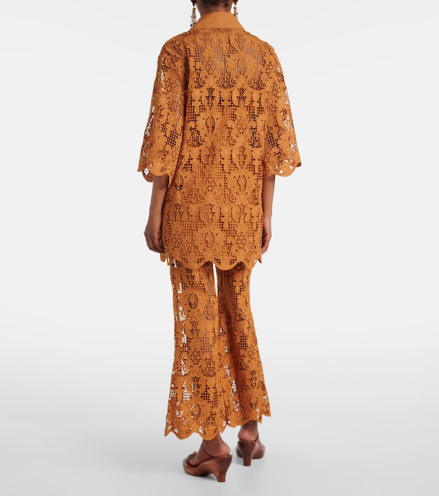 Coco scalloped lace top