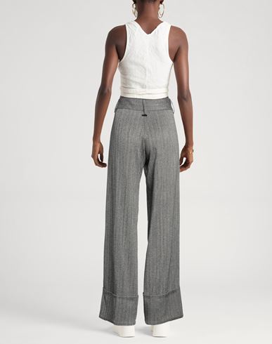 Woman Pants Black Size 4 Polyester, Viscose, Elastane