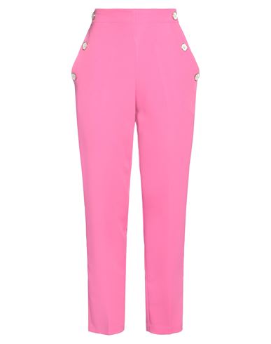 Lanacaprina Woman Pants Fuchsia Size 6 Polyester, Elastane