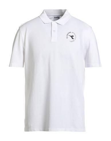 Man Polo shirt White Size M Cotton