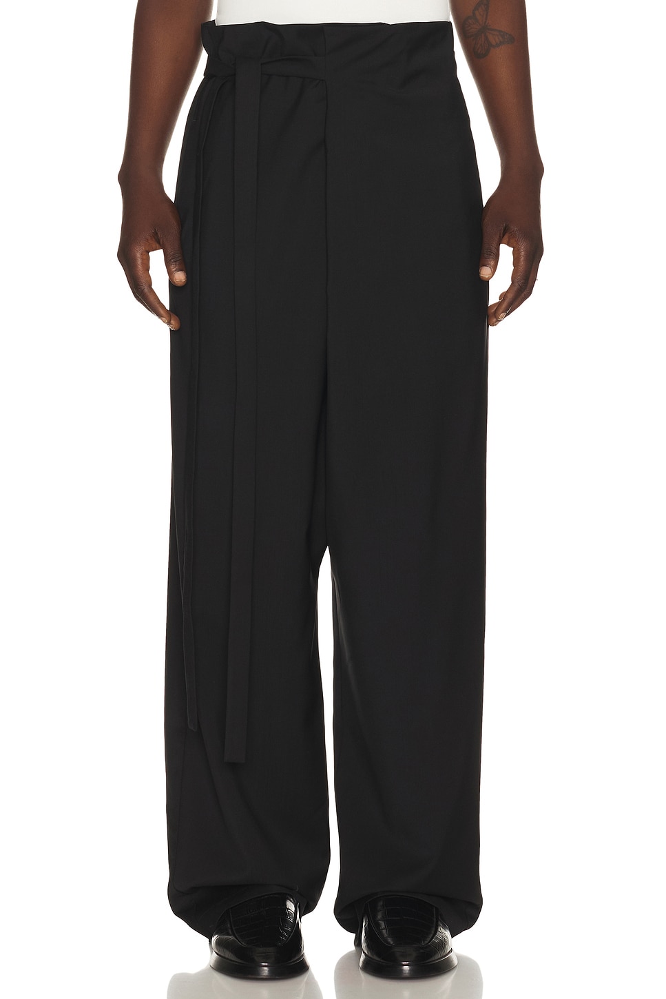 Fear of God Low Rise Wrap Pants in Black - Black. M also in L, XL/1X
