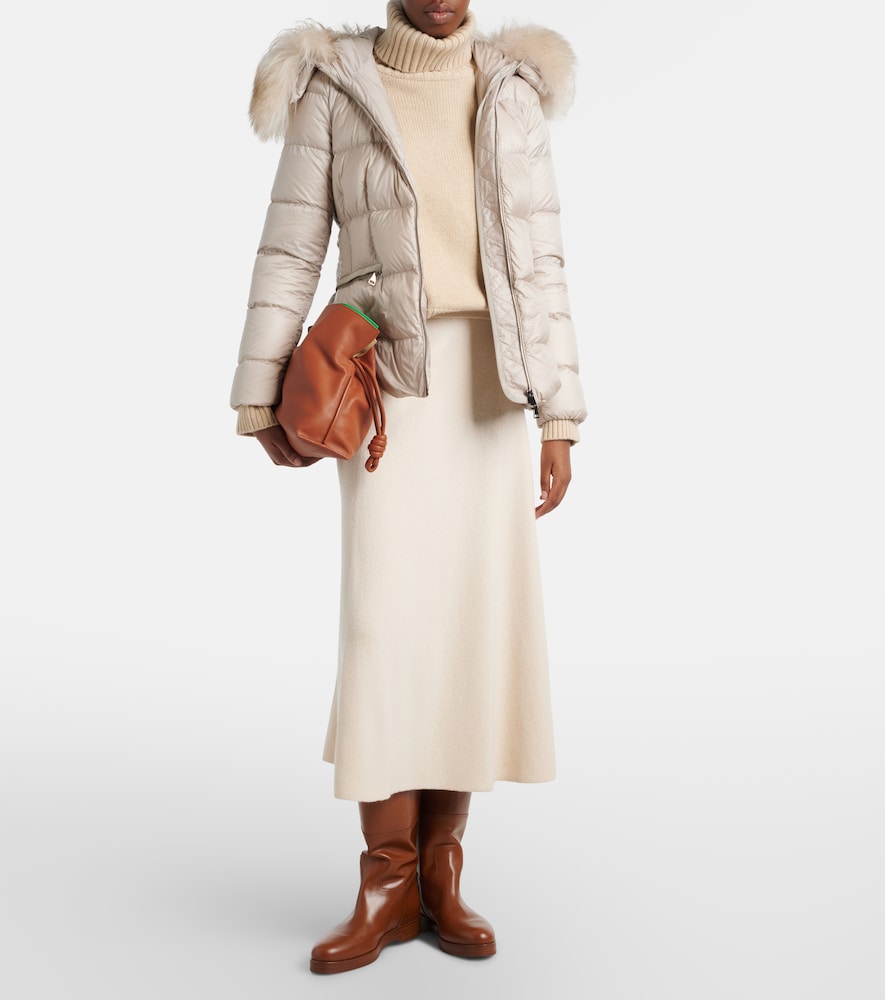 Boed shearling-trimmed down jacket