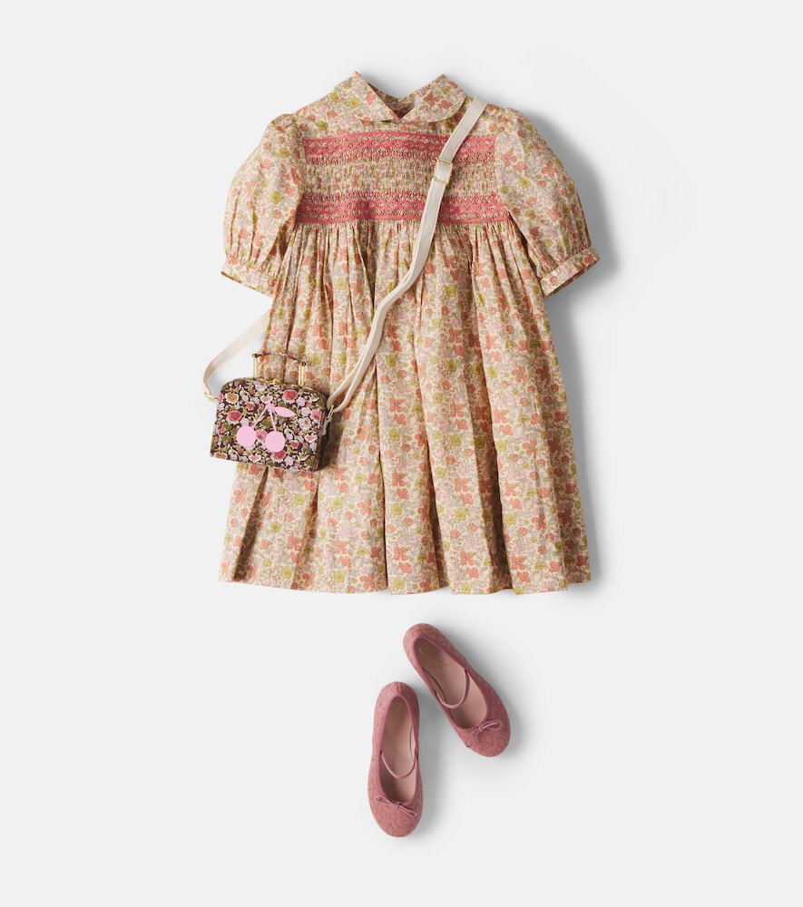 Melodia smocked floral cotton dress