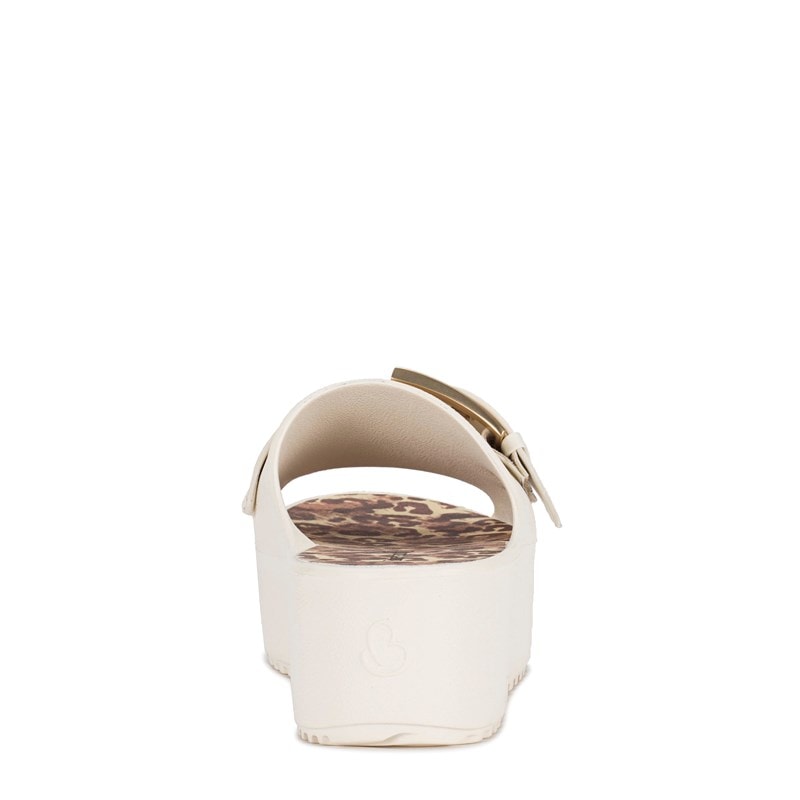 Women's Pacey Platform Slide Sandals (Cream/Pink)
