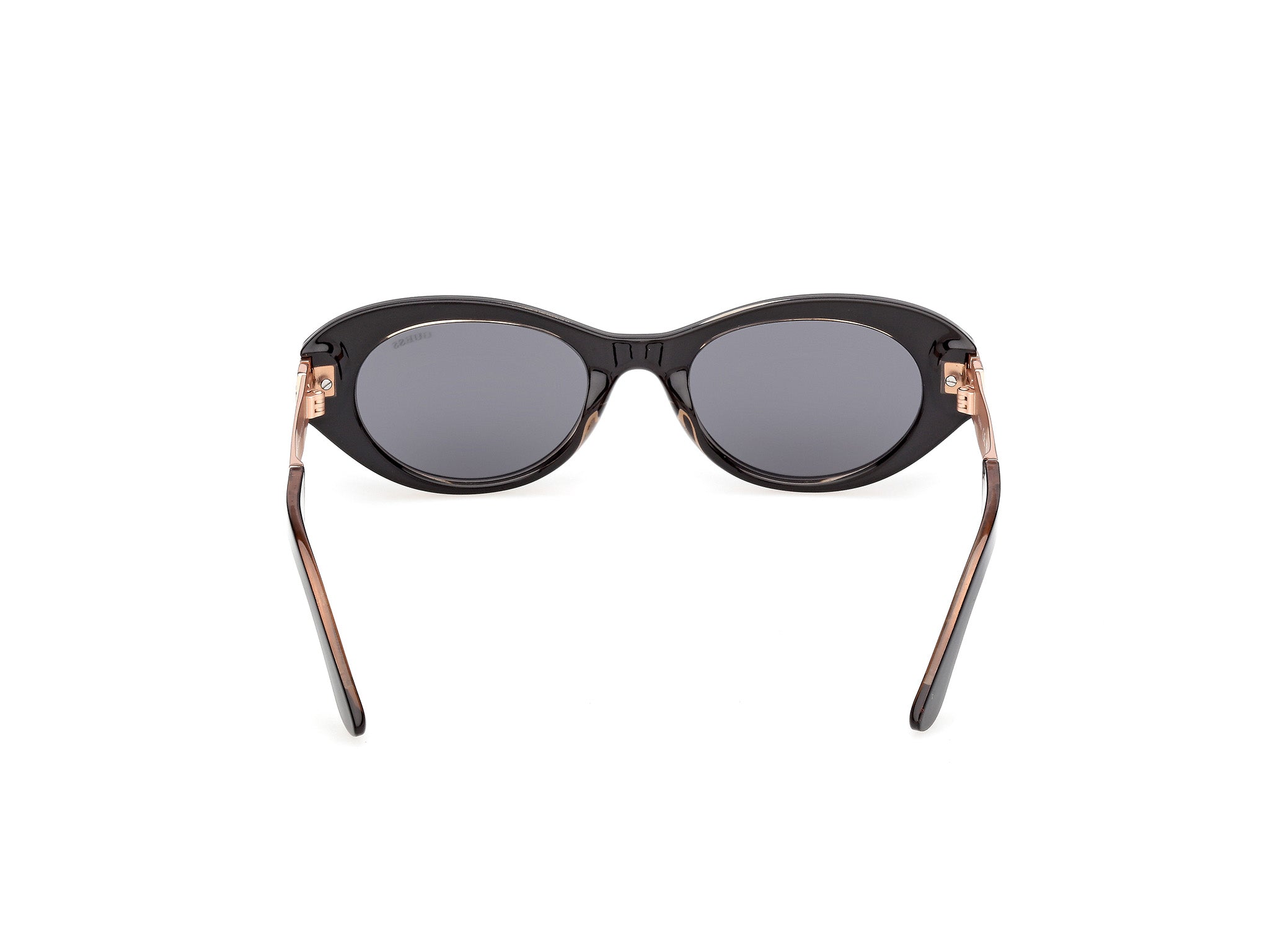 Guess Mujer Guess GU00261-H 01A Gafas de sol Inyectado Negro Fumar Redonda Norma