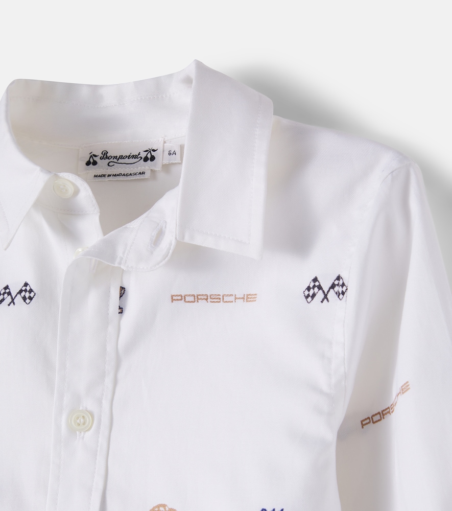 X Porsche Daho cotton jacquard shirt