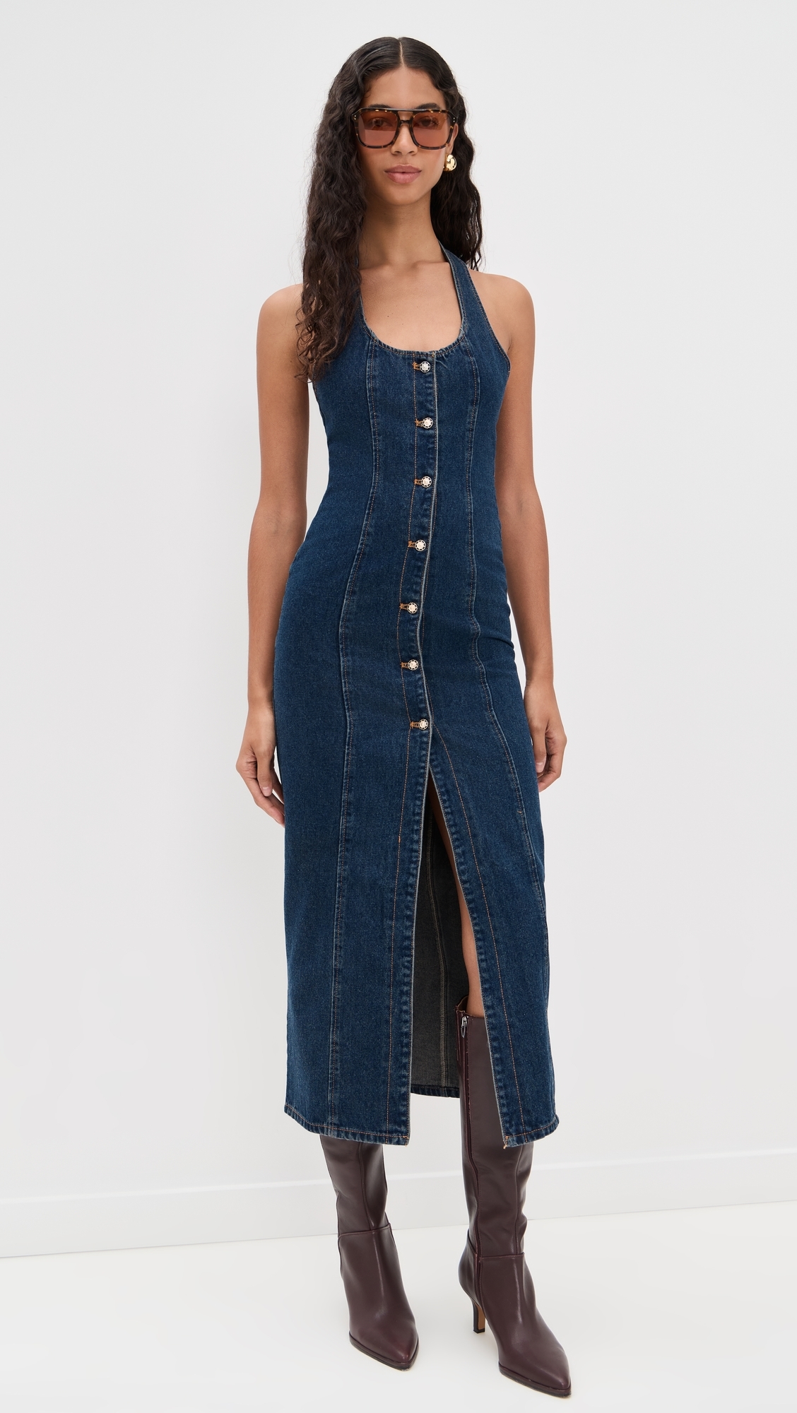 Kenny Dress Indigo