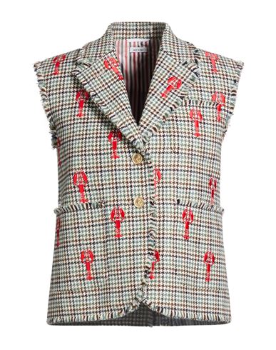 Woman Blazer Light green Size 2 Wool