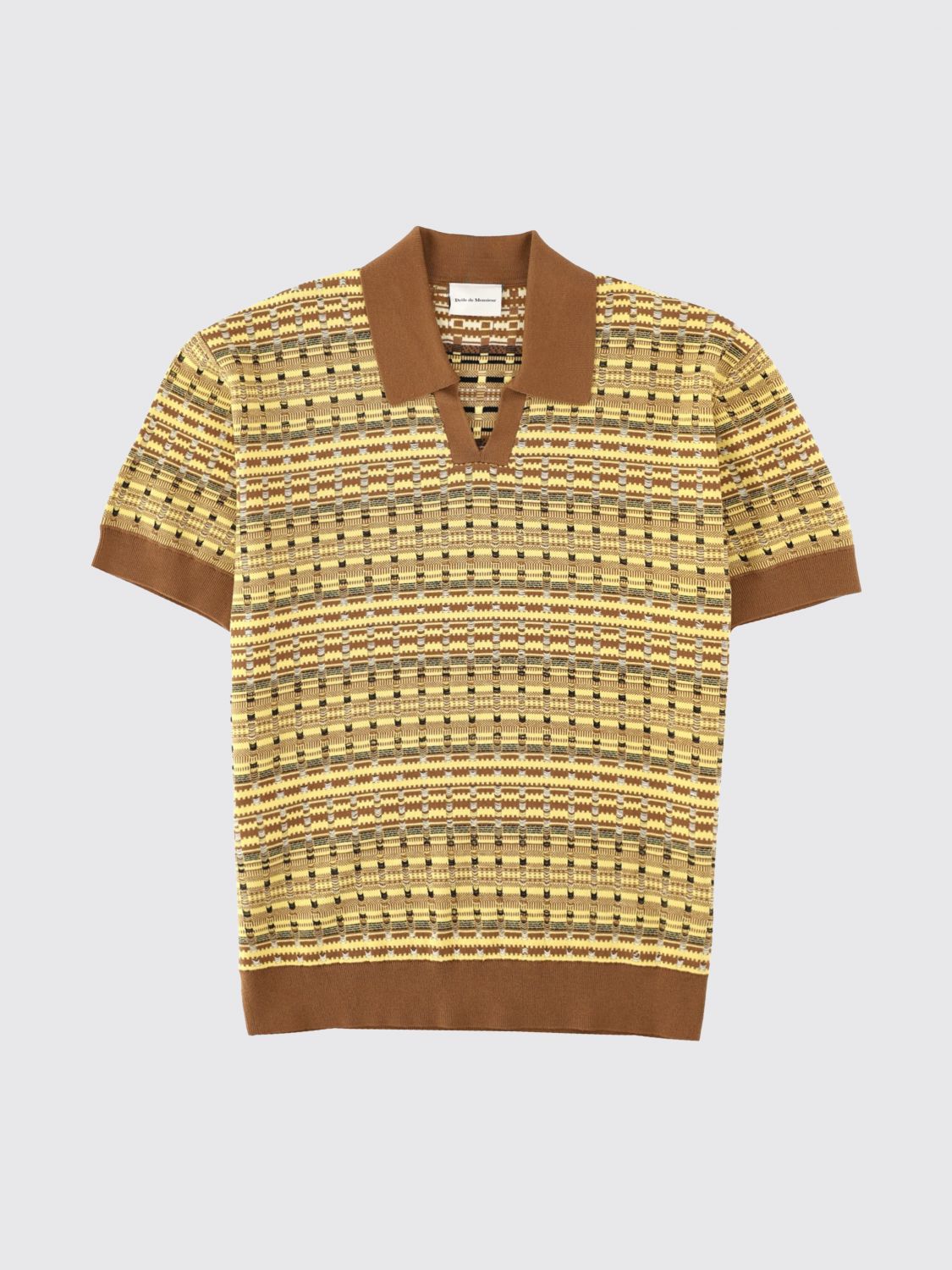 DRÔLE DE MONSIEUR Polo Shirt Men color Yellow