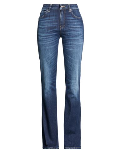 Woman Jeans Blue Size 27 Cotton, Elastomultiester, Rubber