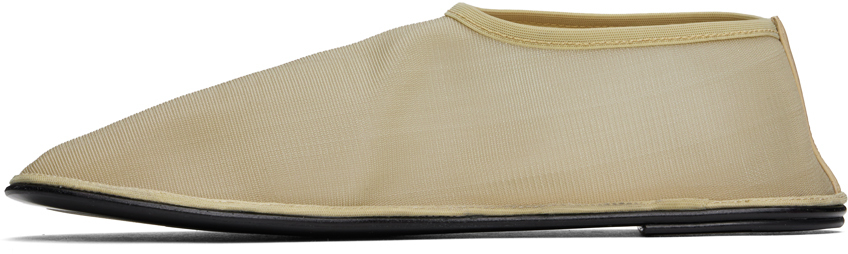 The Row Beige Sock Slippers