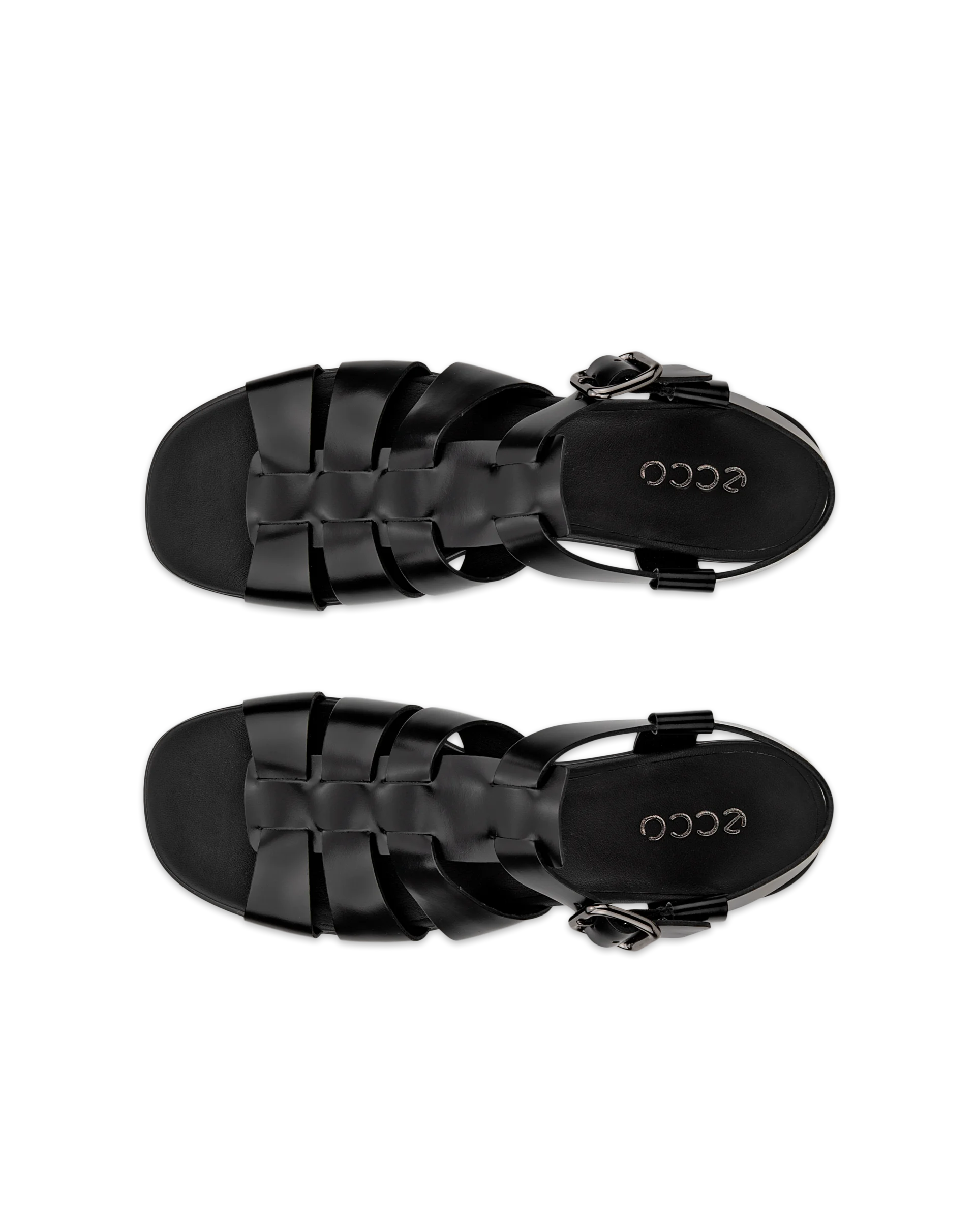 Sculpted Alba 25 - Women's Leather Heeled Sandal - Black