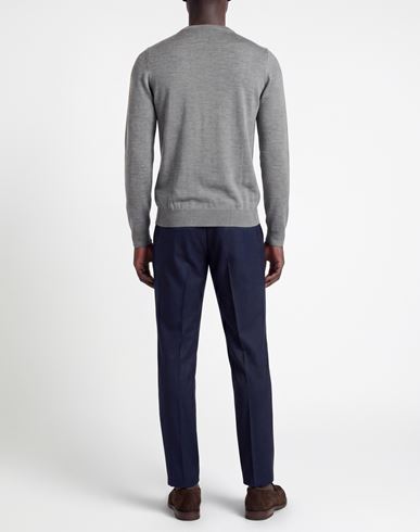 Man Sweater Grey Size 44 Merino Wool