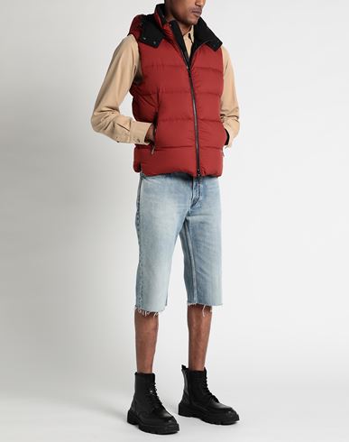 Moorer Man Vest Rust Size 42 Polyester