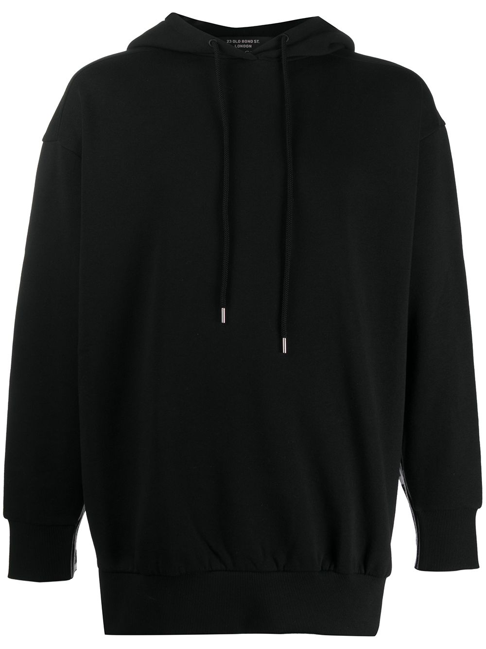 Logo tape hoodie - Grey