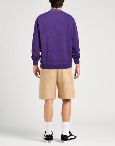 Man Sweatshirt Purple Size L Cotton