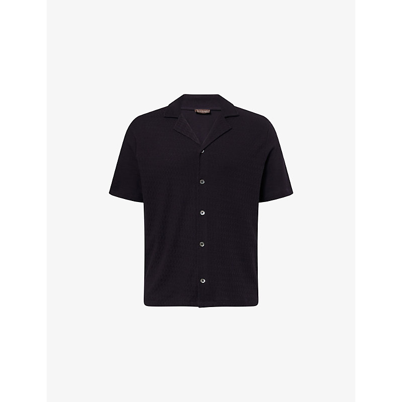 Mens Kirk Regular-Fit Cotton-Knitted Polo Shirt
