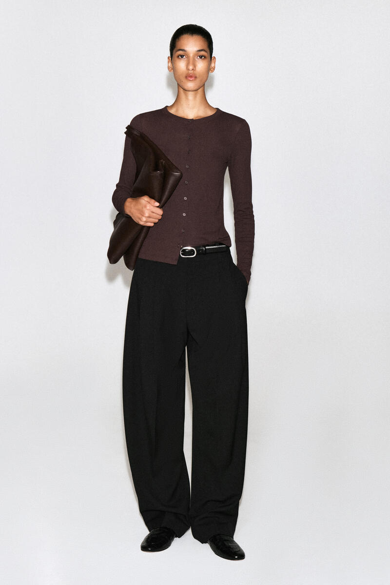 Jersey Cardigan Top