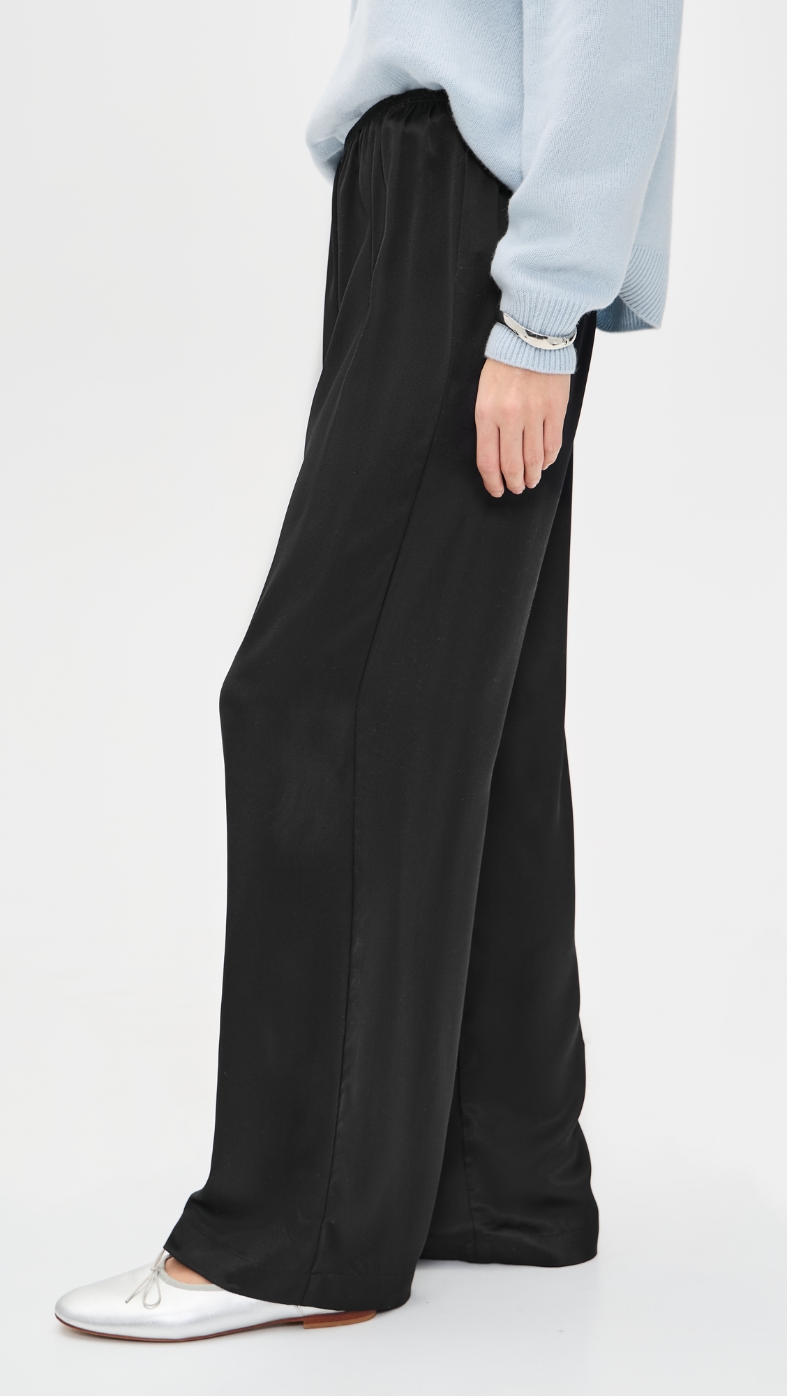 The Silk Simple Pants Jet