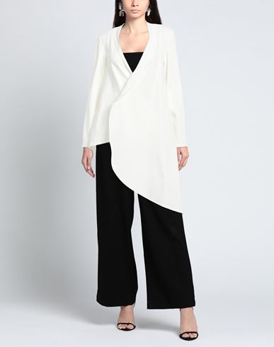 Woman Jacket White Size XS Cotton, Nylon, Elastane