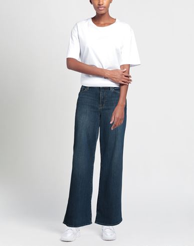 Woman Jeans Blue Size 26 Cotton, Lyocell, Polyester, Elastane