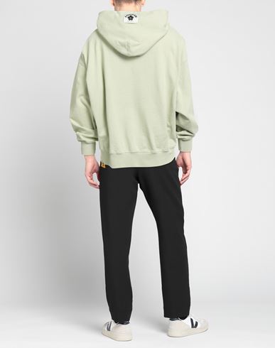Man Sweatshirt Light green Size L Cotton