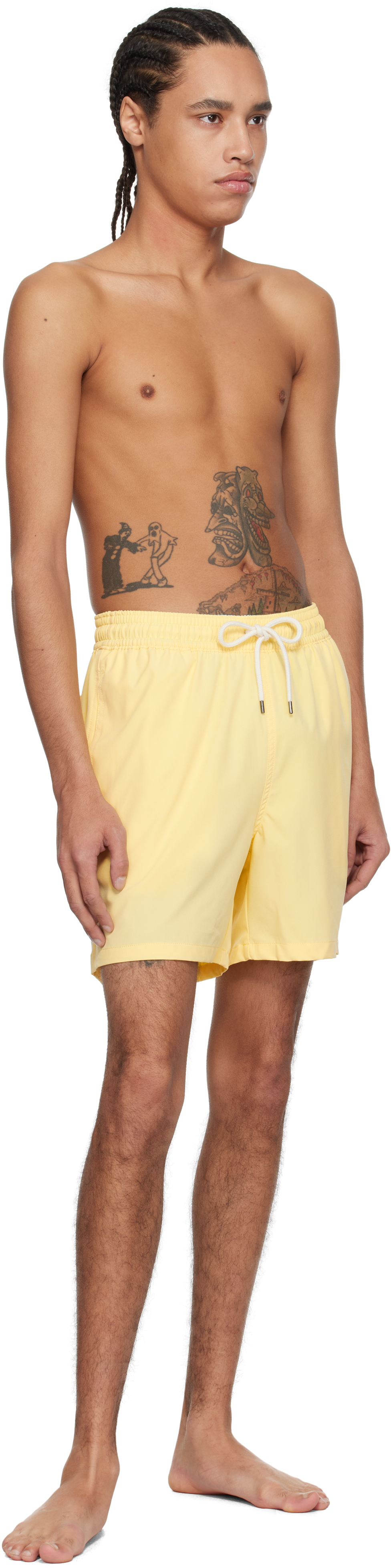 Polo Ralph Lauren Yellow 5.75-Inch Traveler Classic Swim Shorts