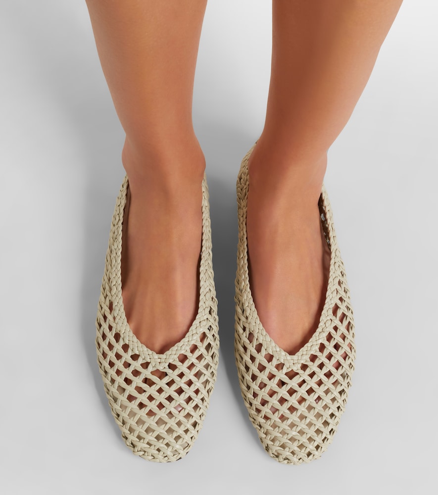 Le Monde Béryl Regency woven leather ballet flats