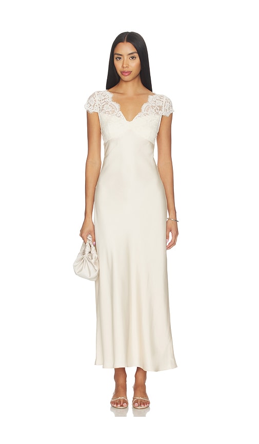 Elodie the Label Leni Dress in Ivory. - M also in