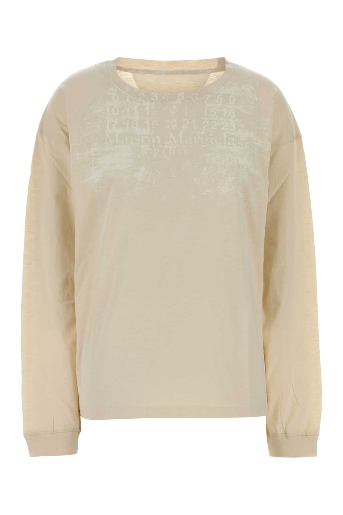 Numbers Longsleeve Sweatshirt — Cream