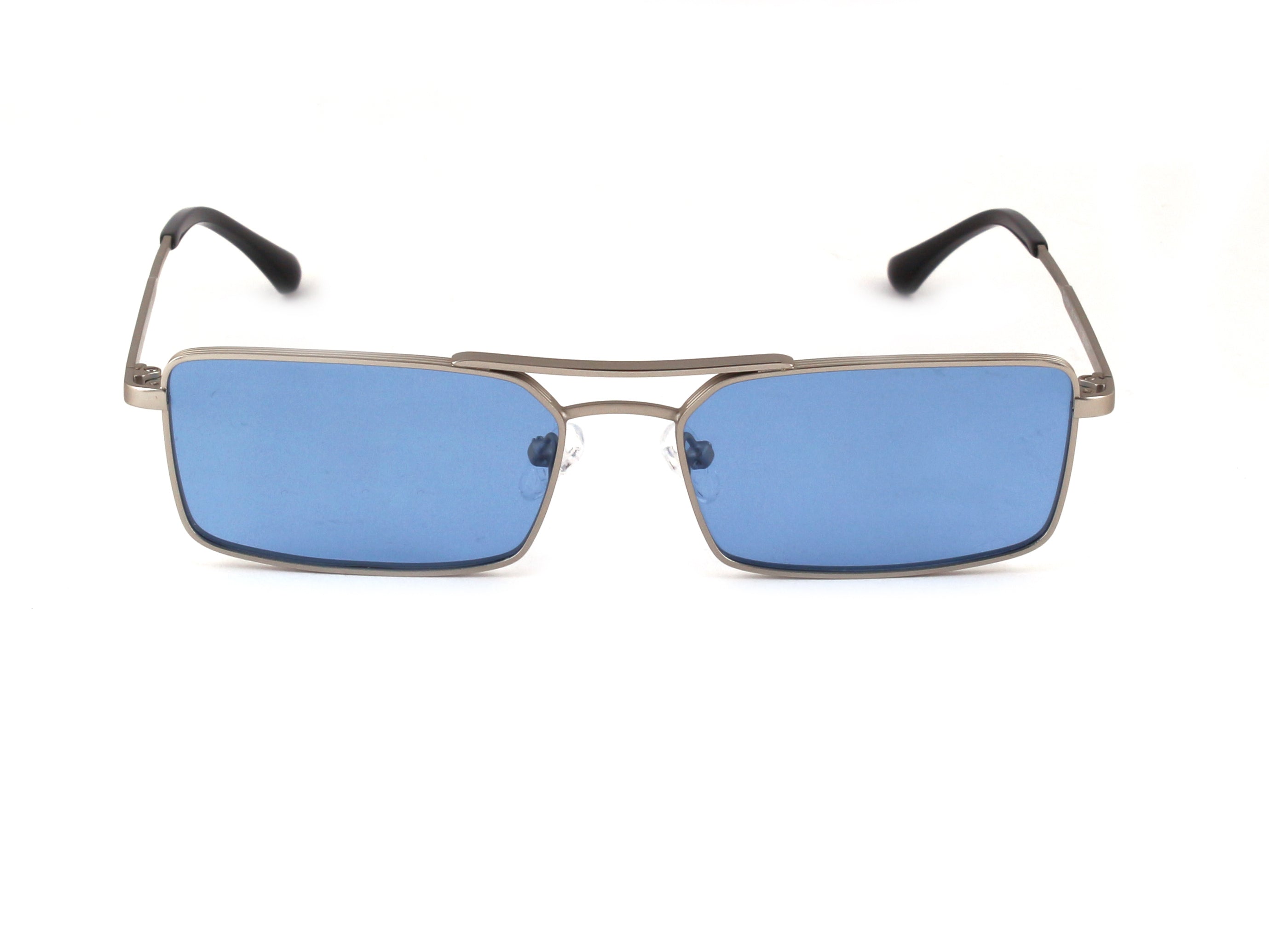 XLAB Unisex XLAB Mauritius Sonnenbrillen Metall Gold Hellblau Quadratisch Polarisiert