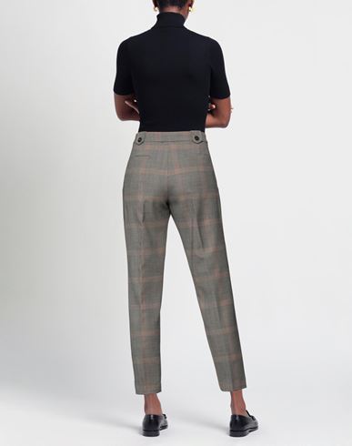 Woman Pants Black Size 10 Polyester, Virgin Wool, Elastane