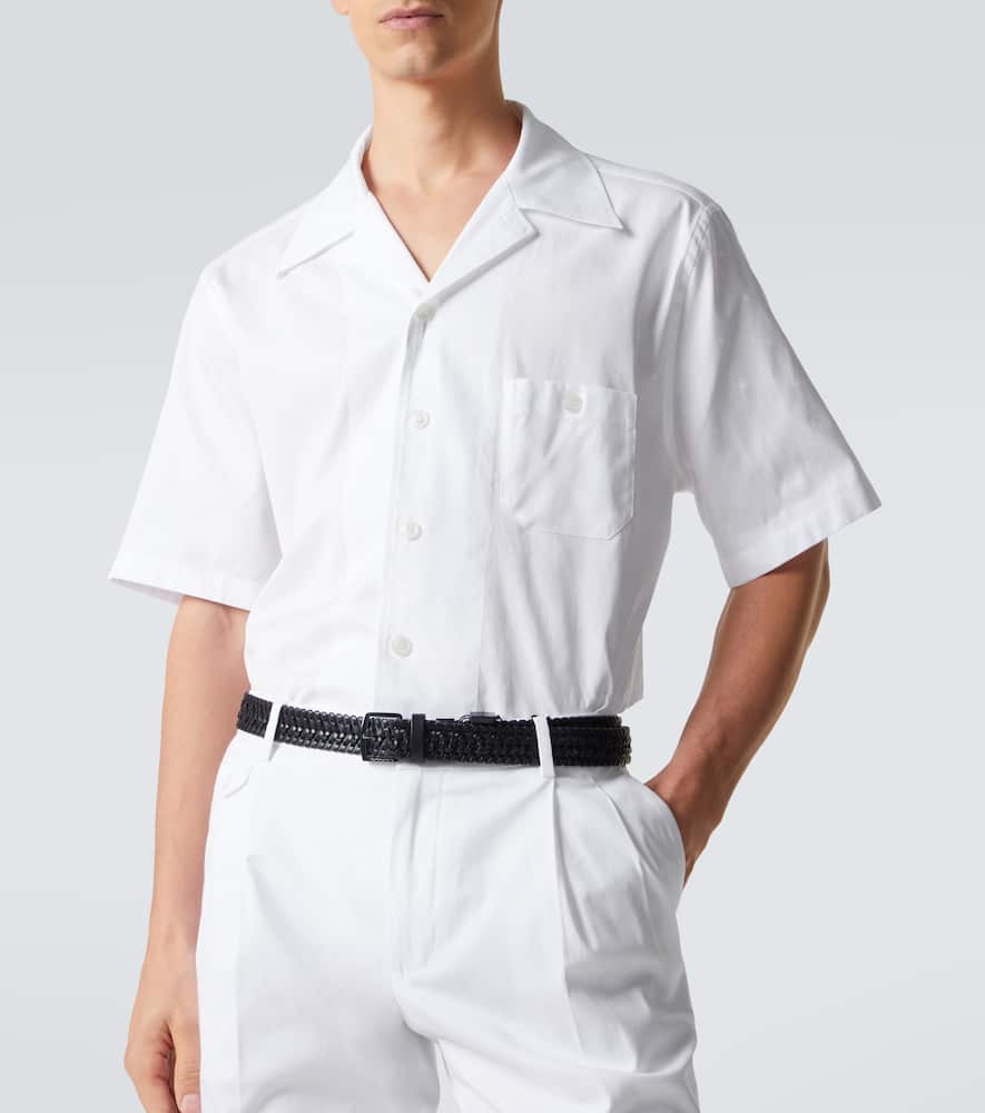 Cotton bowling shirt