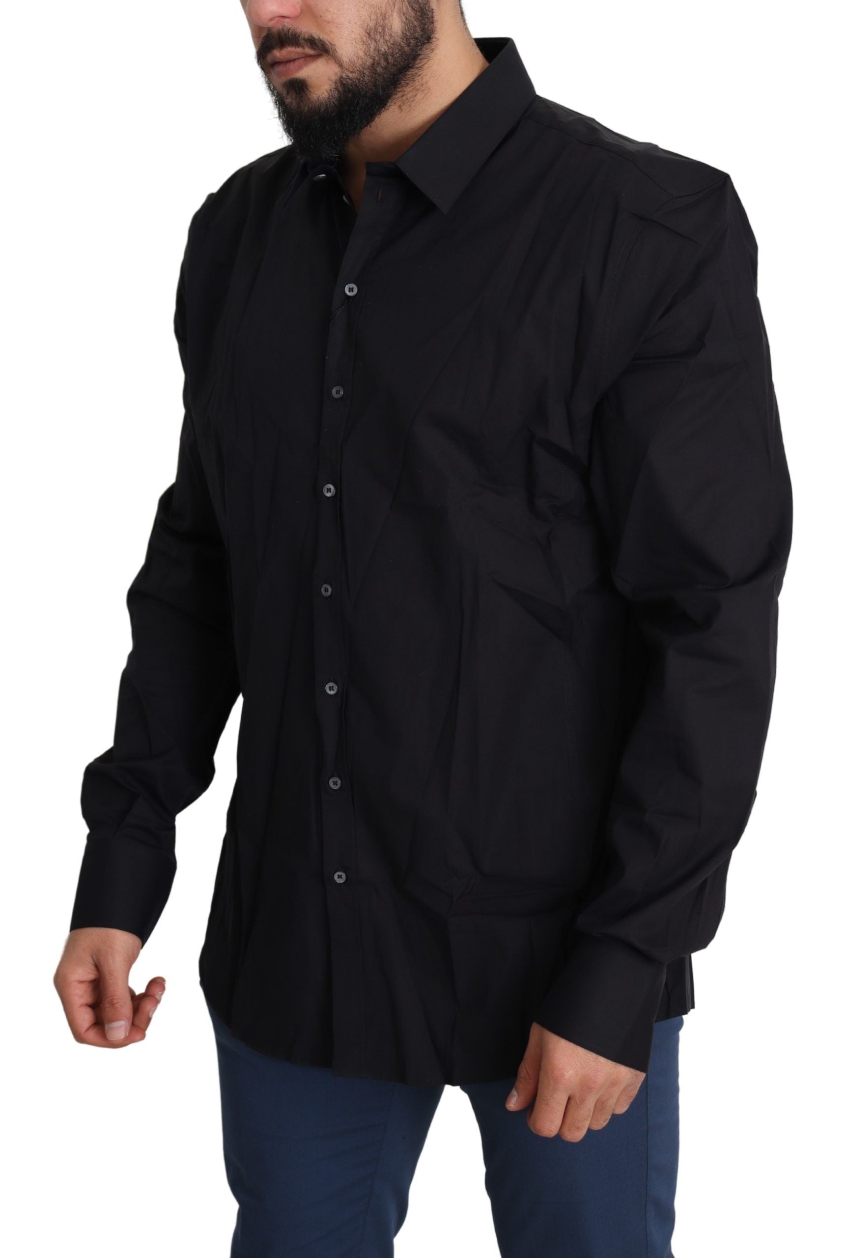 Sicilia Dress Shirt — Black
