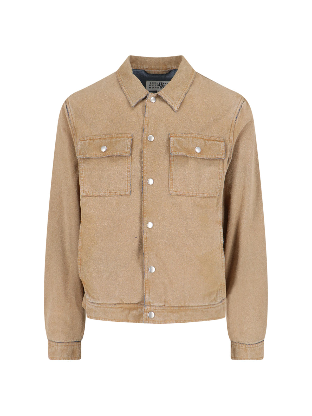 Cotton Jacket with Polyurethane Coating and Pocket Lining