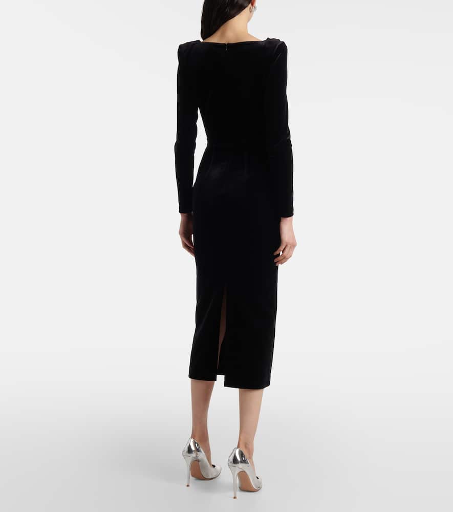 Velvet corset dress