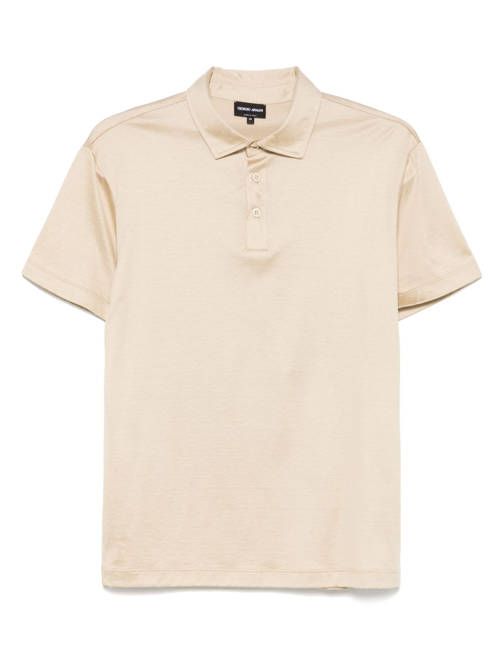 Giorgio Armani short-sleeved polo shirt - Neutrals
