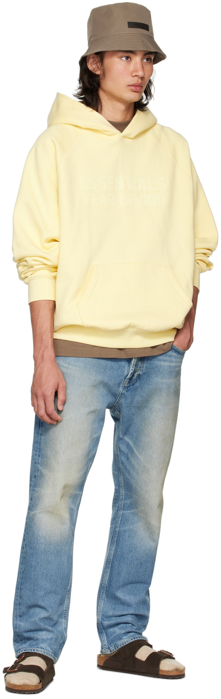 Yellow raglan hoodie