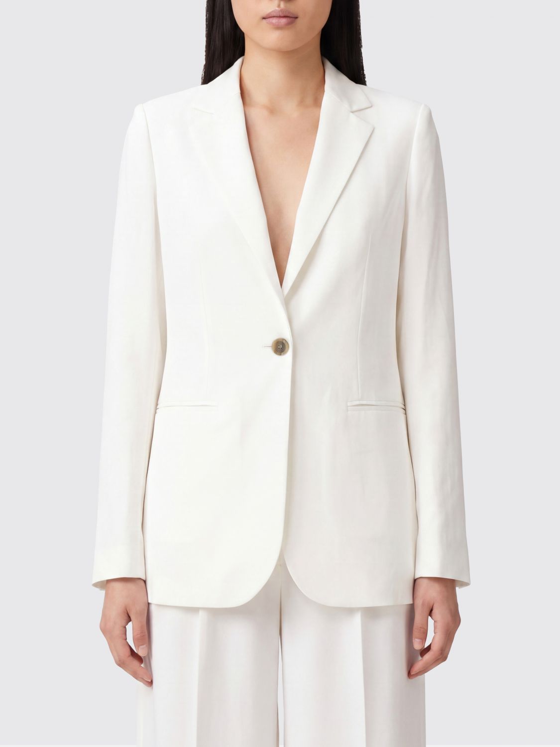 Blazer Woman color White