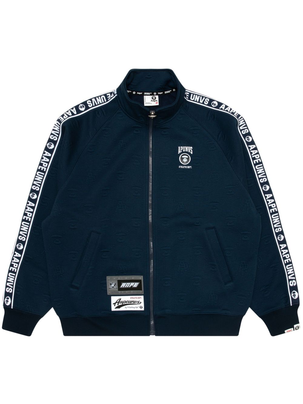 Logo zip-up sweatshirt - Blue