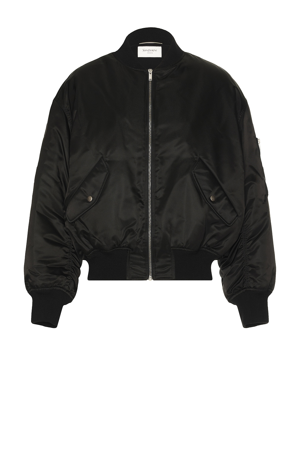 Saint Laurent Bomber in Black - Black. 46 also