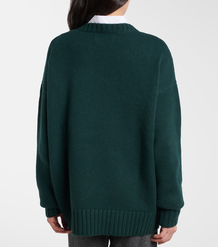 Lovely ribbed-knit cashmere sweater