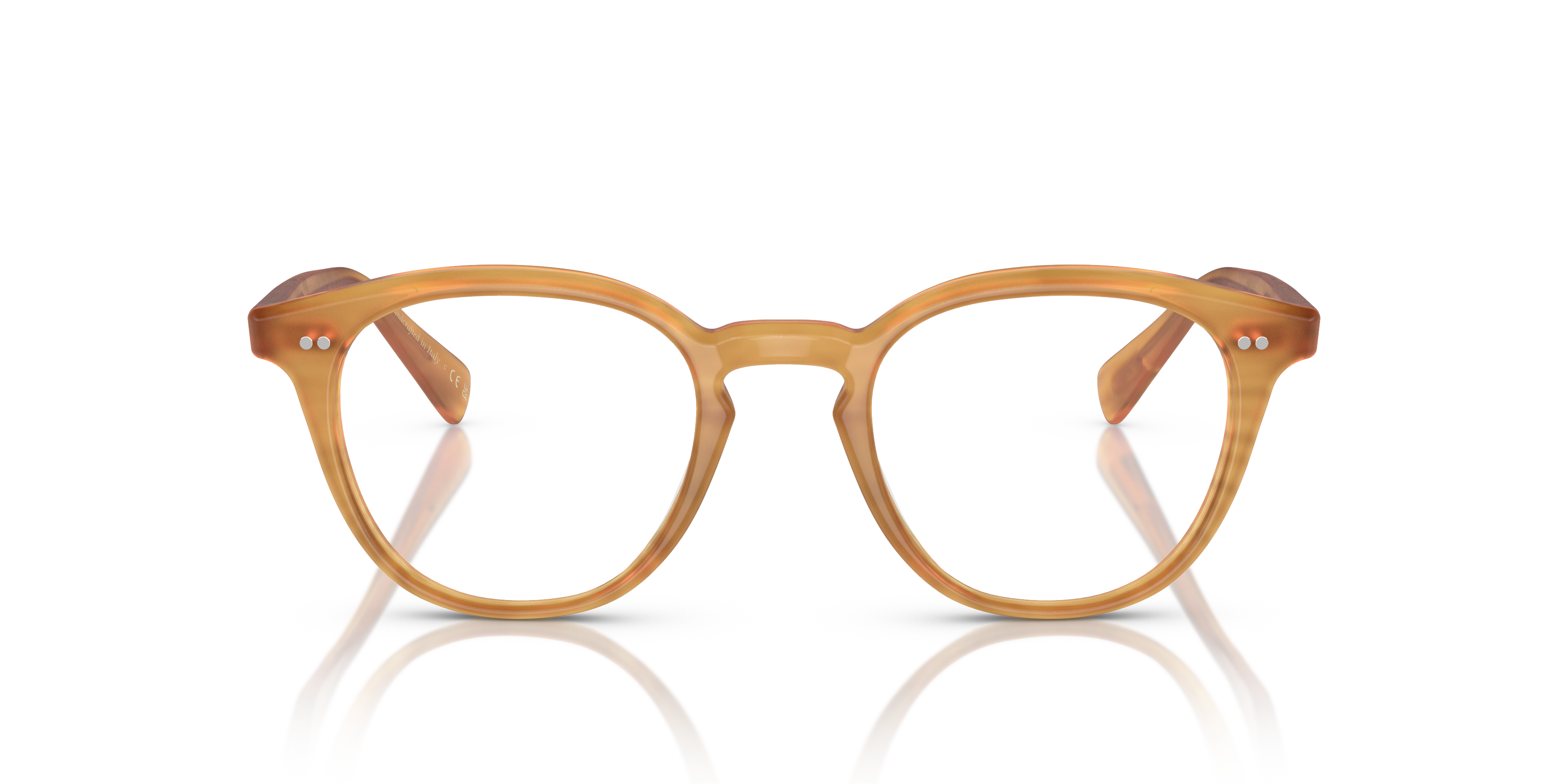 Oliver Peoples Unisex Oliver Peoples OV5454U DESMON 1779 Optical frames Acetate Yellow Transparent Pantos Norma