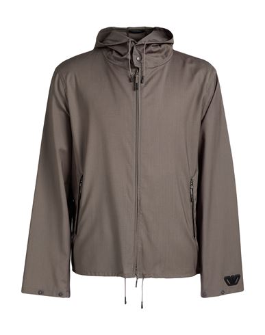 Man Jacket Taupe Size 36 Virgin Wool