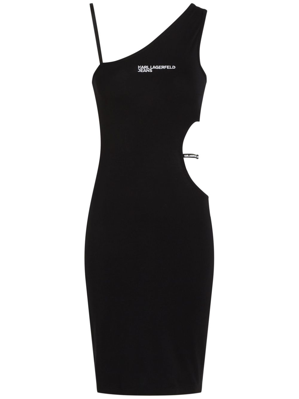 Cut-out tank minidress - Black