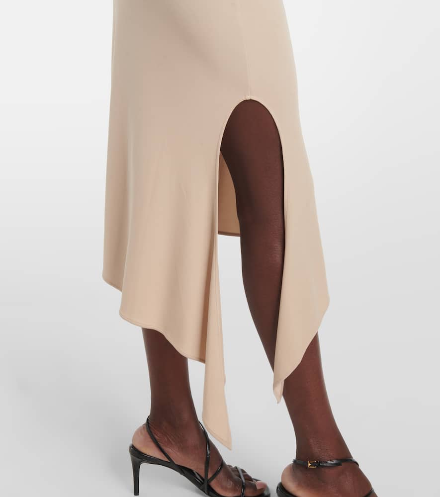Courrèges Undressed asymmetrical midi dress